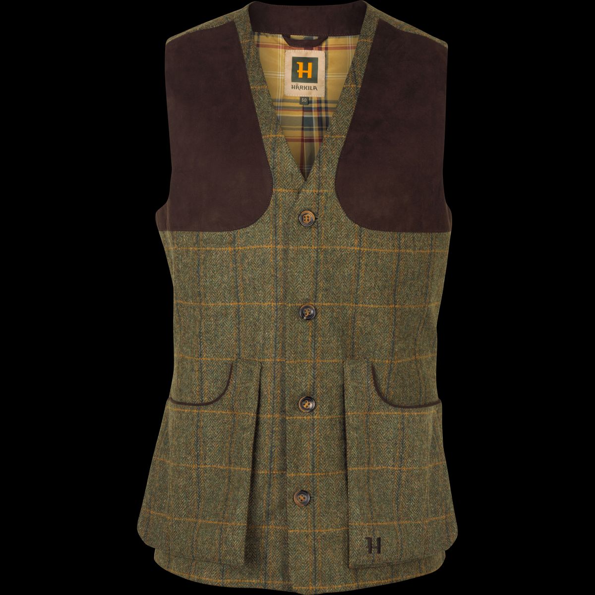 Härkila Kenmore shooting waistcoat forest green - 52