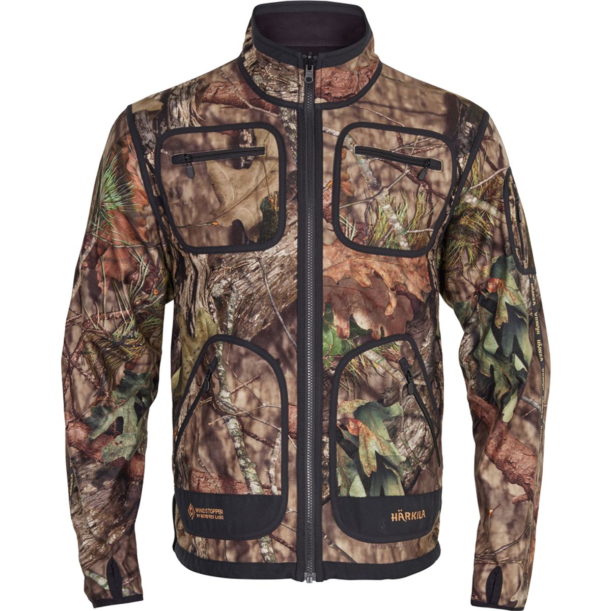 Härkila Mossy Kamko WSP fleece jakke mossyoak/black - 3XL