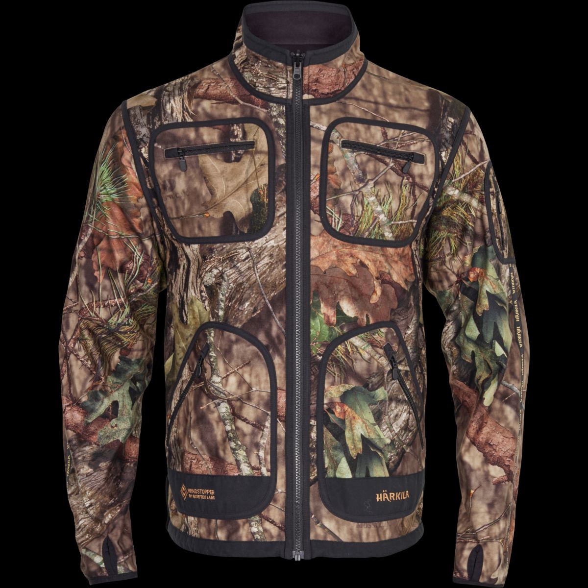 Härkila Mossy Kamko WSP fleecejakke MossyOak®Break-up Country®/Black-XL