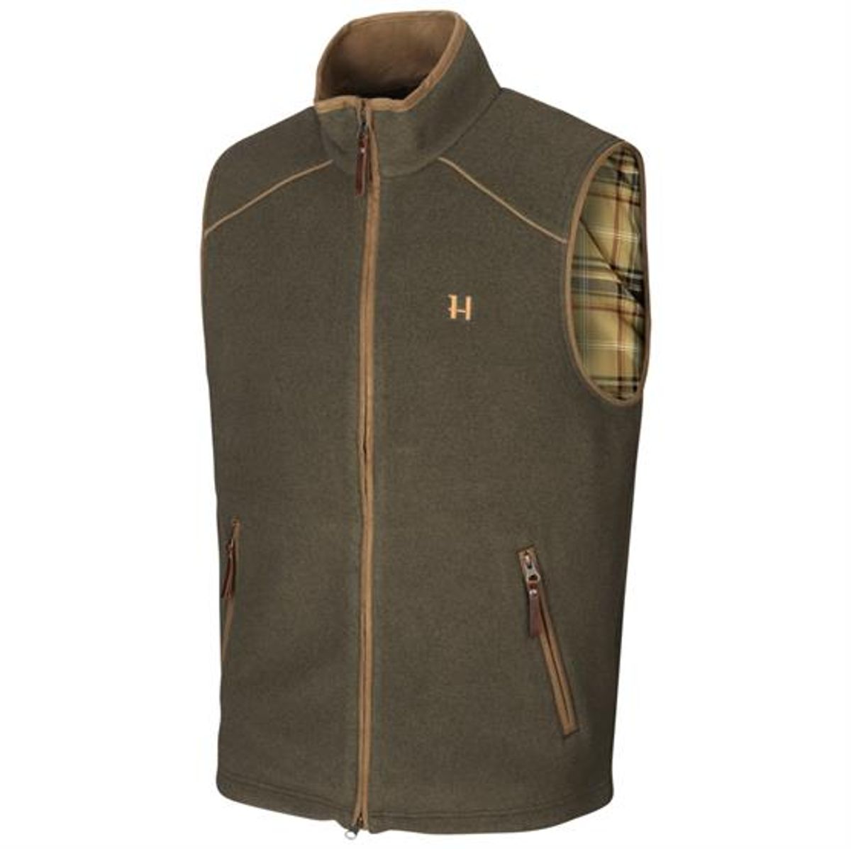 Härkila Sandhem Fleece Vest Mens, Willow Green