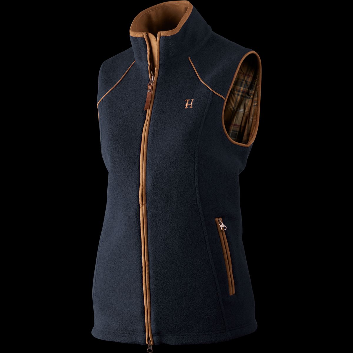 Härkila Sandhem Lady fleece vest Dark navy melange M