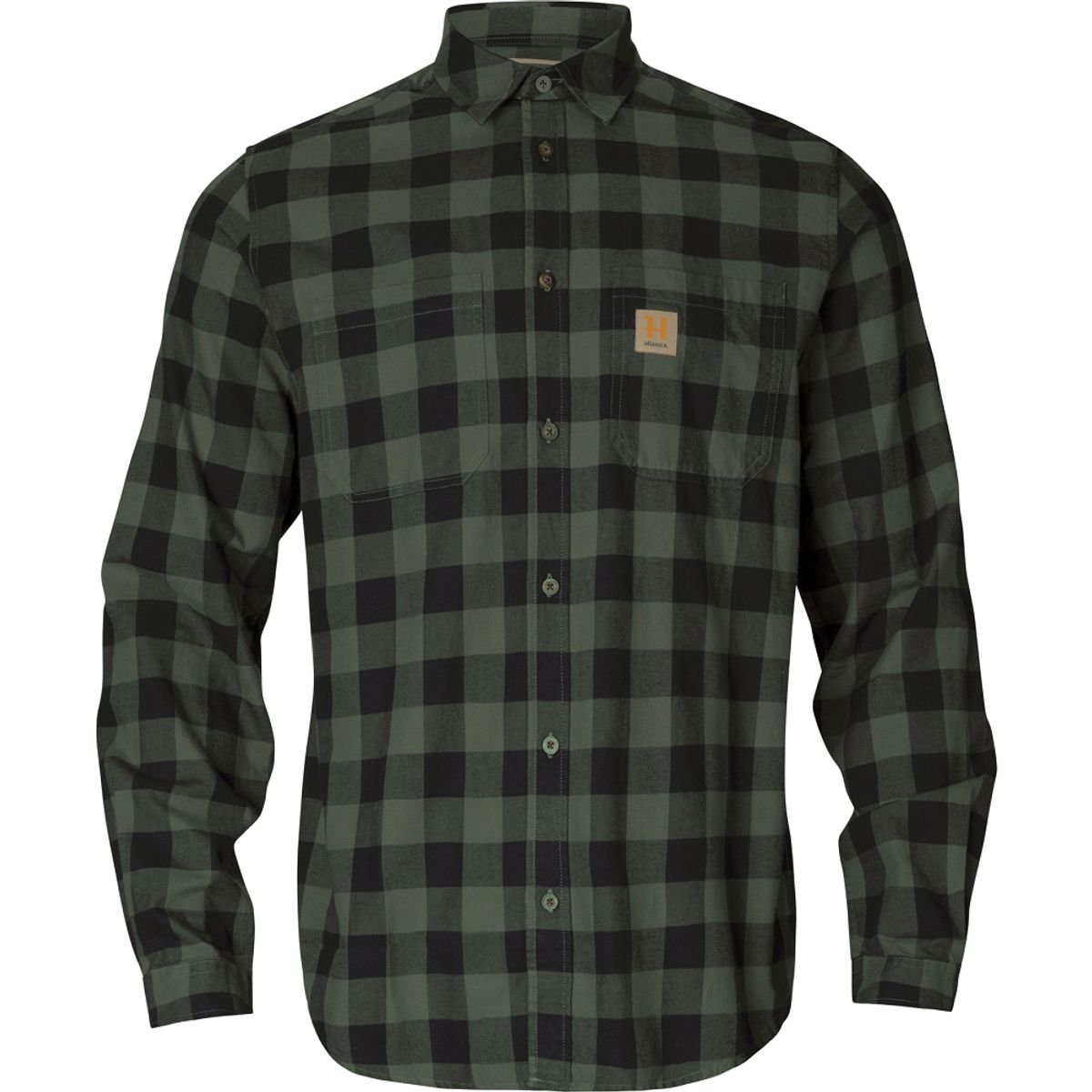 Härkila Scandinavian Skjorte green check - 3XL