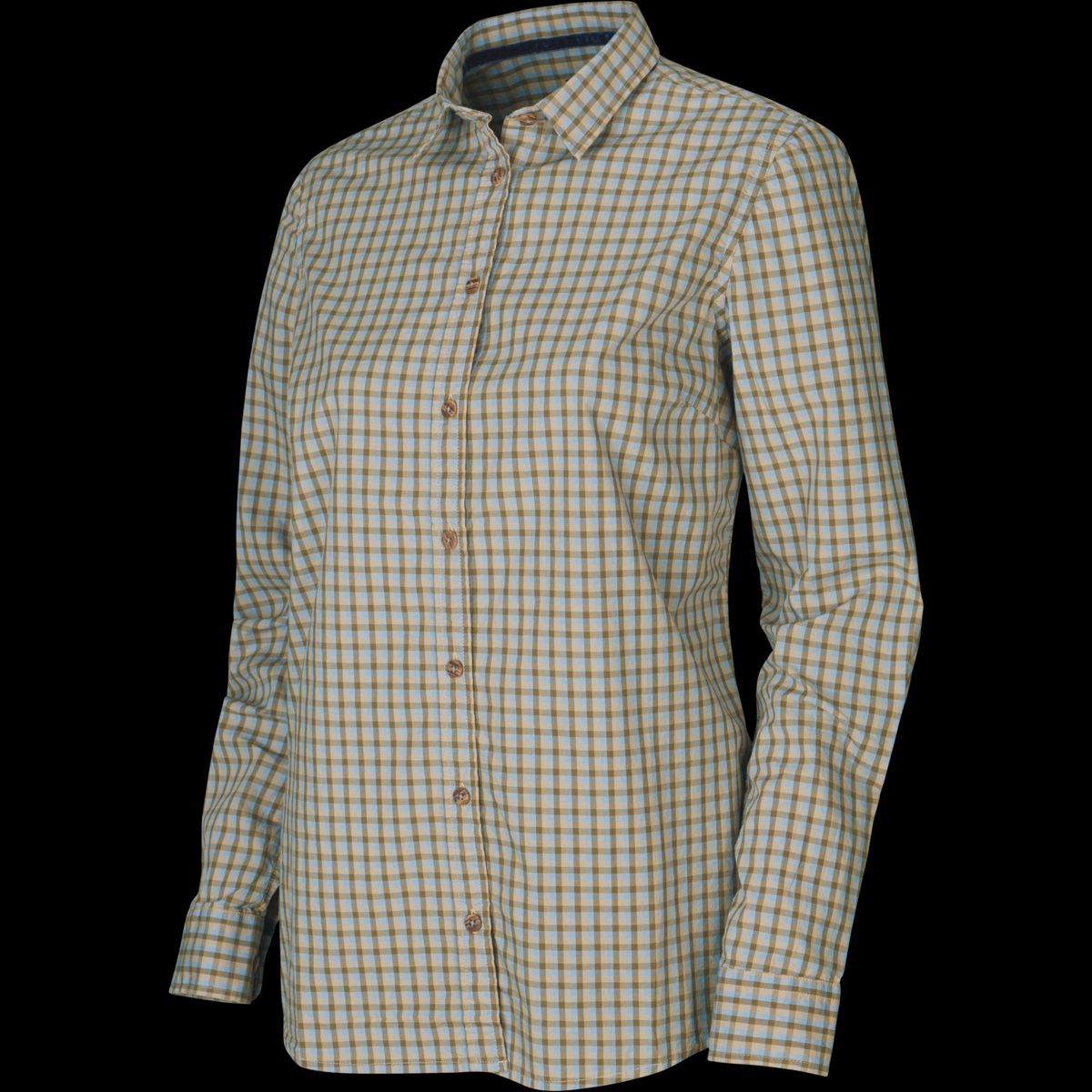 Härkila Selja Lady L/S Check skjorte Heritage blue check M