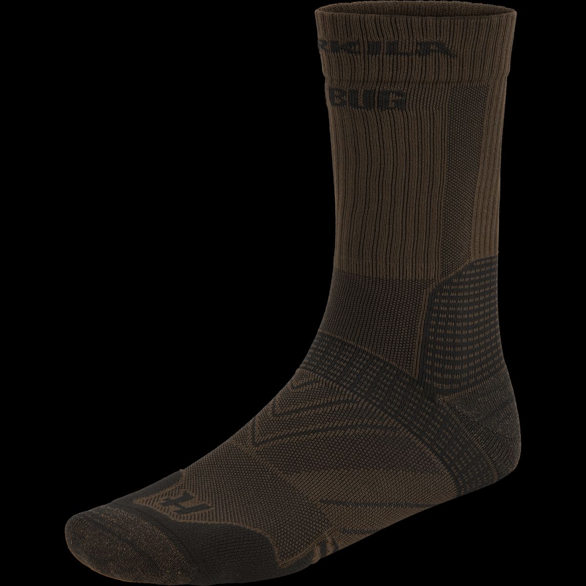 Härkila Trail socks Dark olive/Willow green L