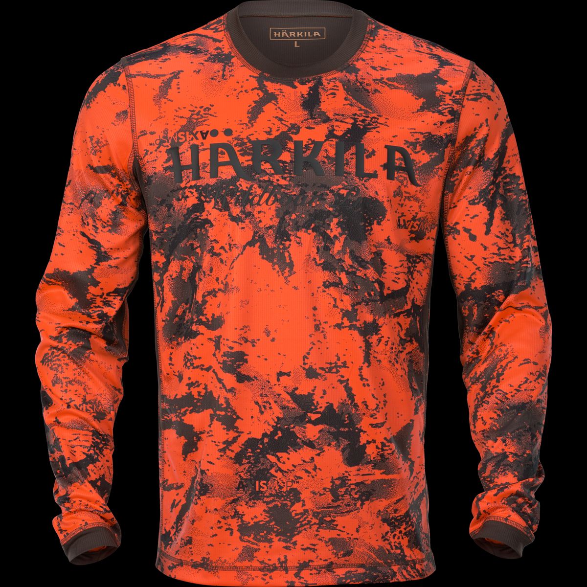 Härkila Wildboar Pro L/S t-shirt AXIS MSP®Orange Blaze/Shadow brown 3XL