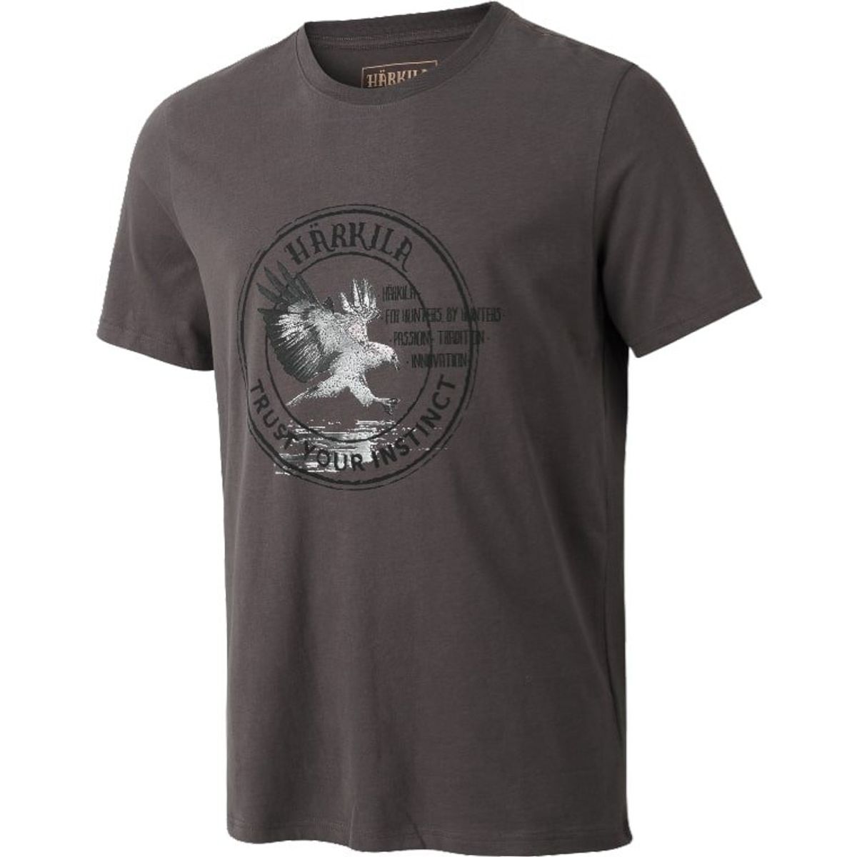 Härkila Wildlife Eagle T-Shirt Mulch Grey-Medium