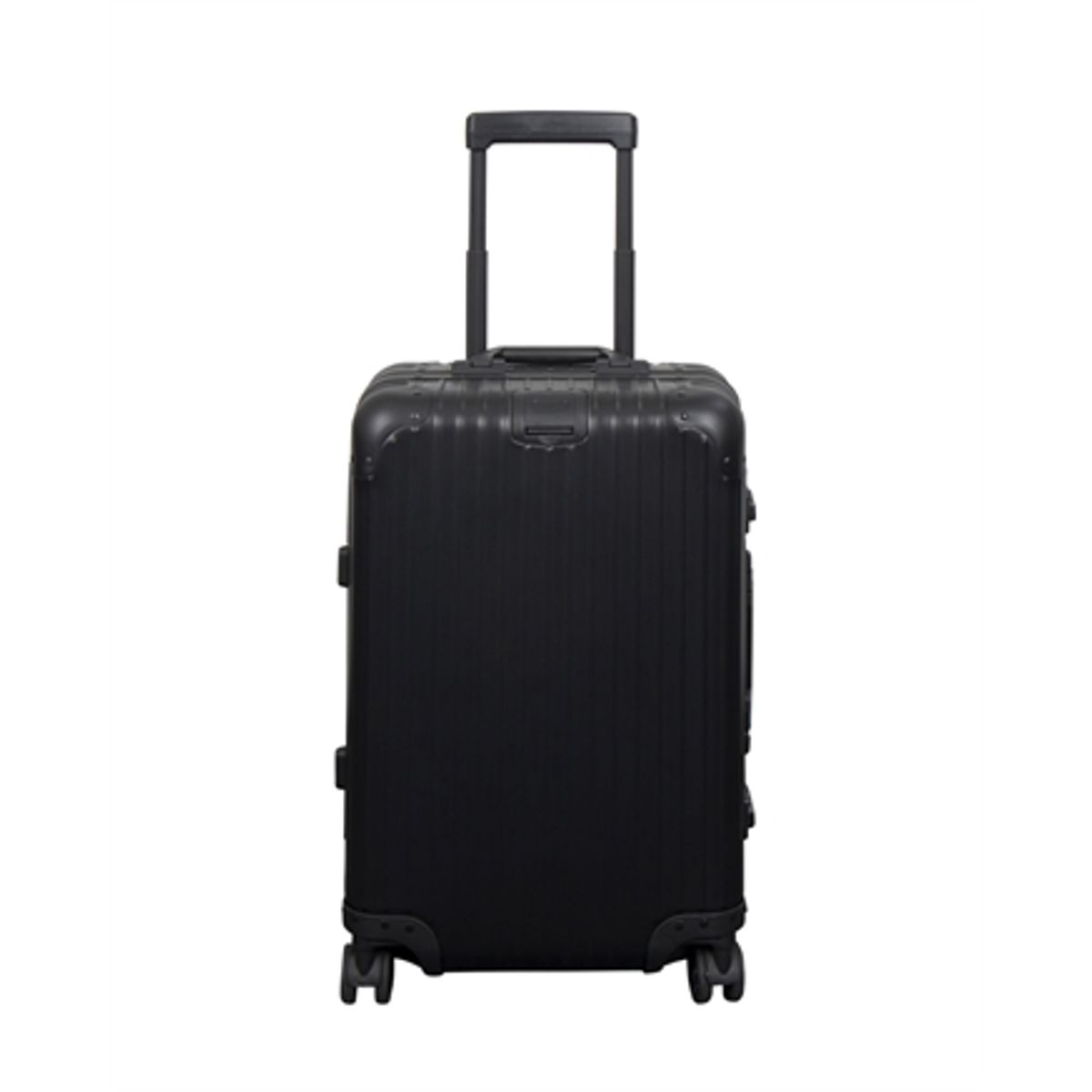 Håndbagage kuffert - Aluminiums kuffert - Sort - Luksuriøs trolley med TSA lås - 36 liter