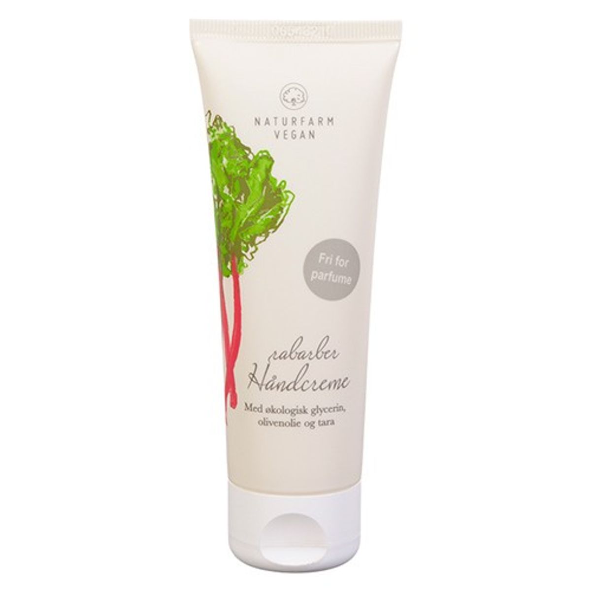 Håndcreme Rabarer - 75 ml - Naturfarm