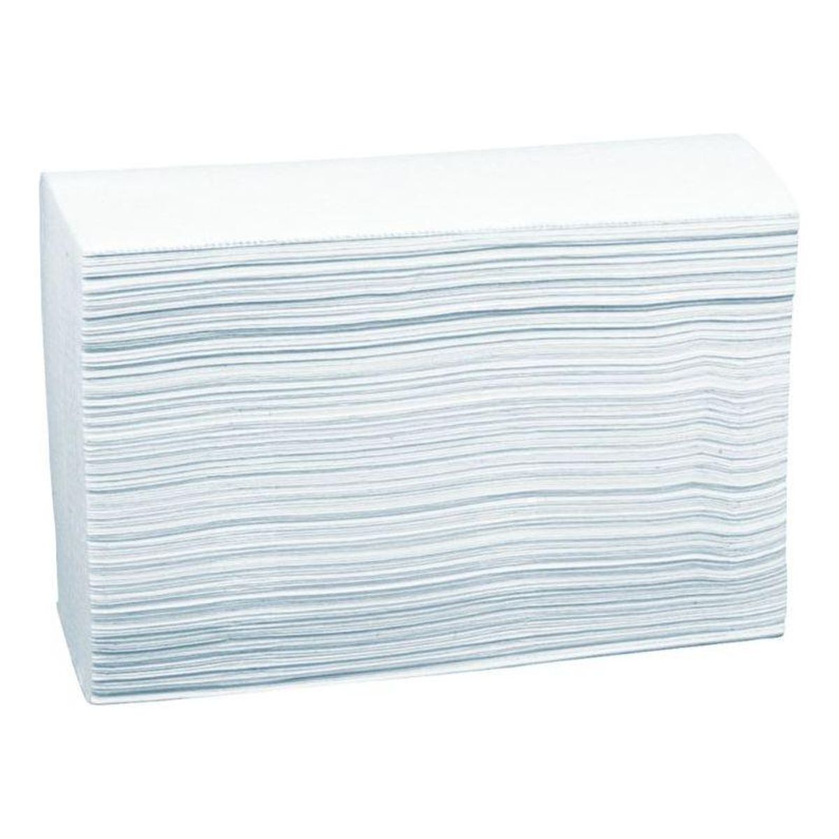 Håndklædeark, ABENA Care-Ness Excellent, 3-lags, W-fold, 32x20,5cm, 8 cm, hvid, 100% nyfiber