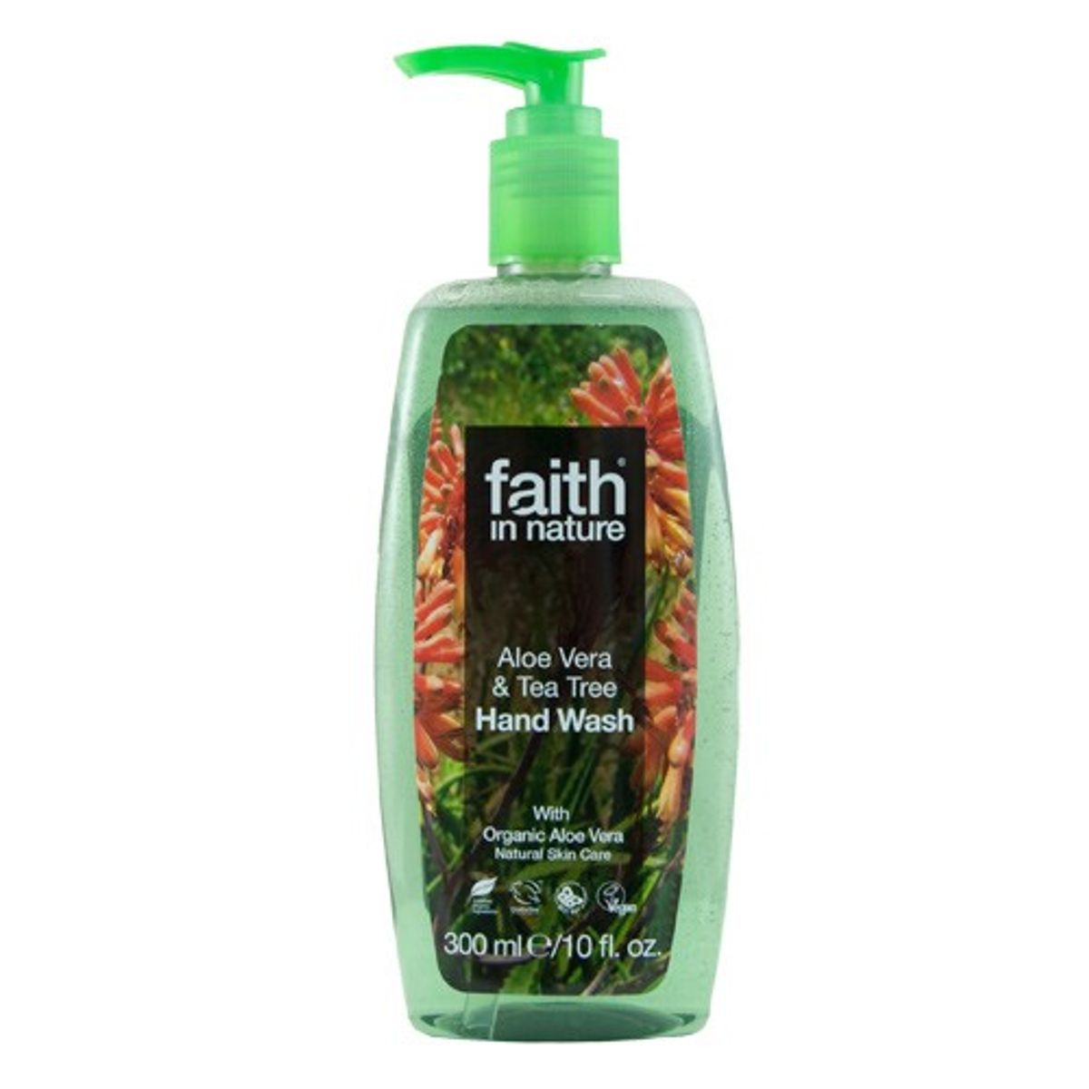 Håndsæbe aloe vera & tea tree - 300 ml - Faith in nature