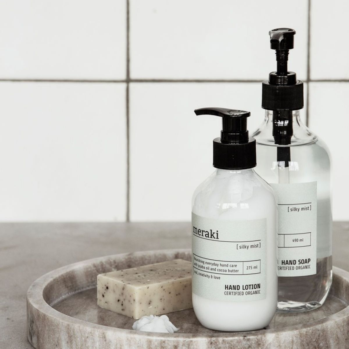 Håndsæbe "Silky mist" - Meraki - ECO 500 ml.