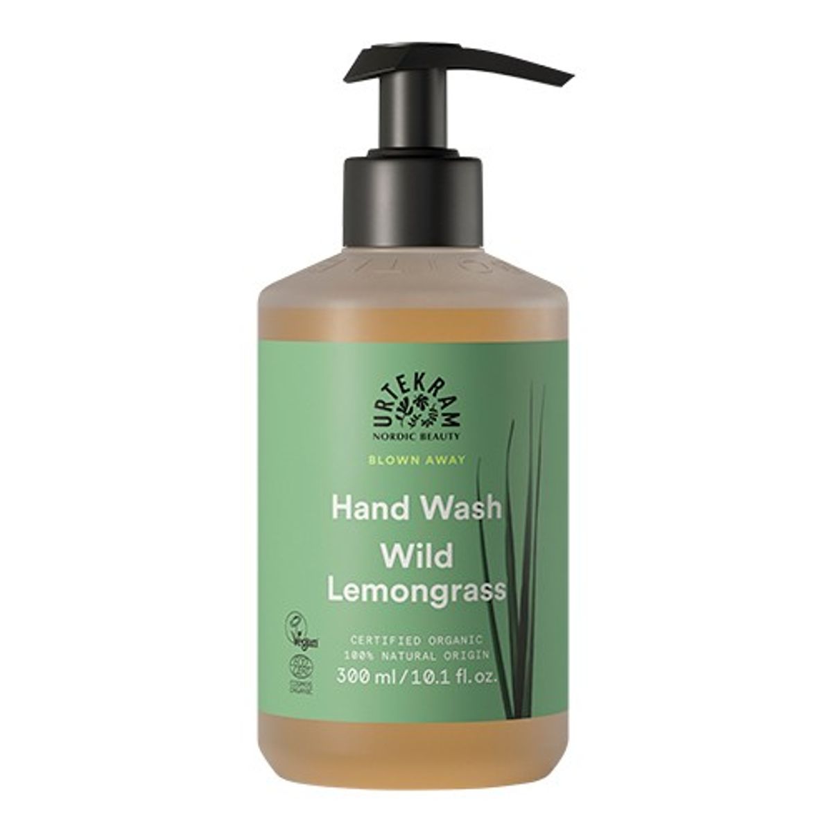 Håndsæbe Wild Lemongrass - 300 ml - Urtekram Body Care