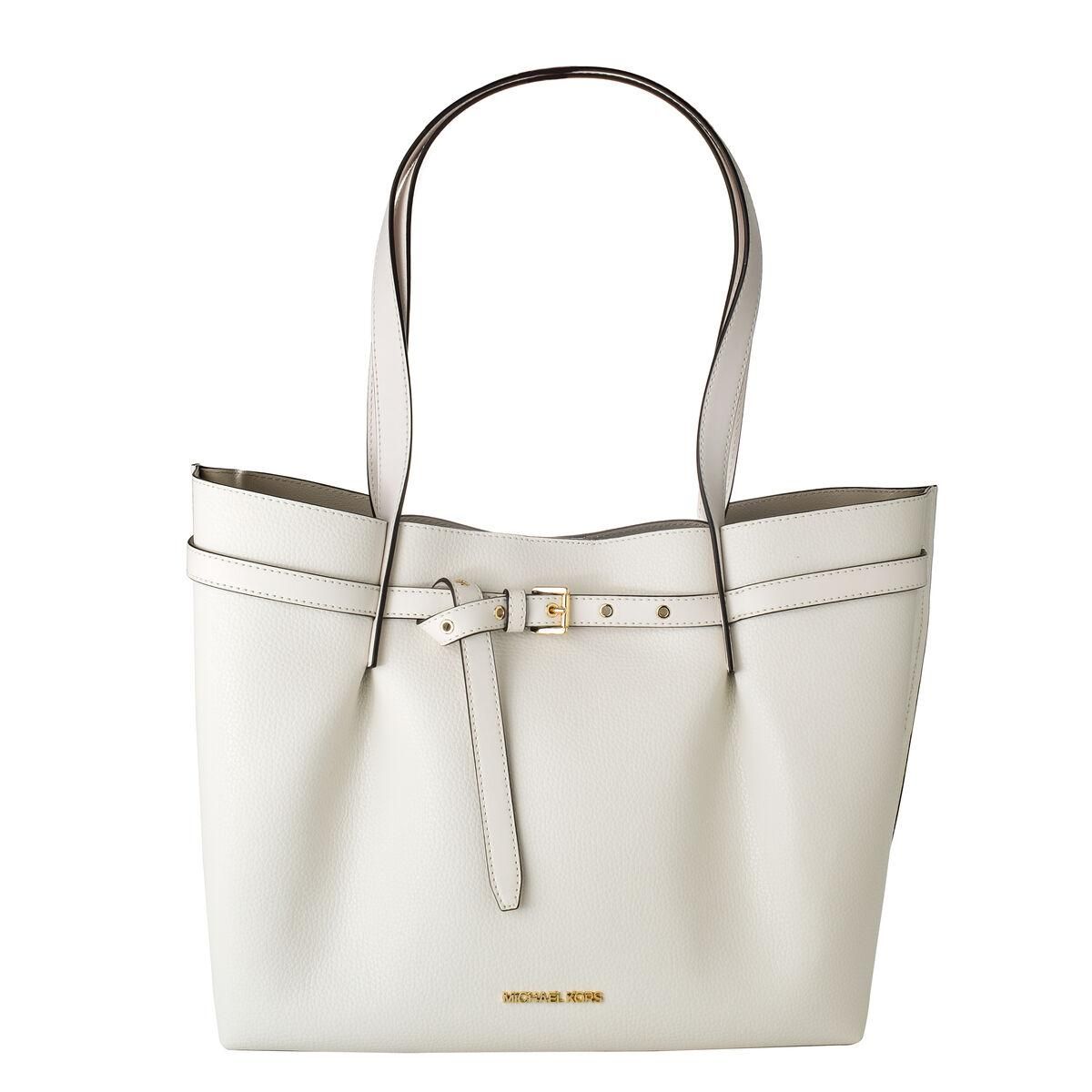 Håndtasker til damer Michael Kors 35H0GU5T9T-OPTIC-WHITE Hvid 34 x 28 x 15 cm