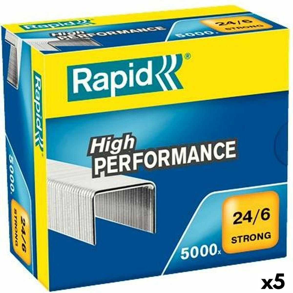 Hæfteklammer Rapid 24/6 6 mm (5 enheder)