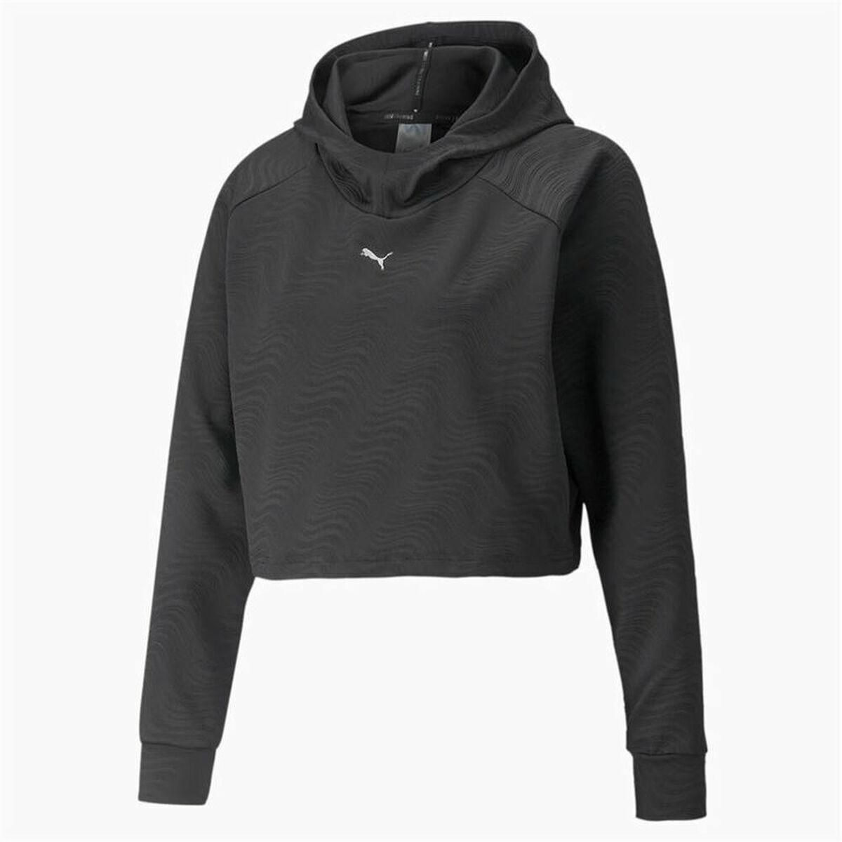 Hættetrøje til Kvinde Puma Flawless Pullover W Sort L