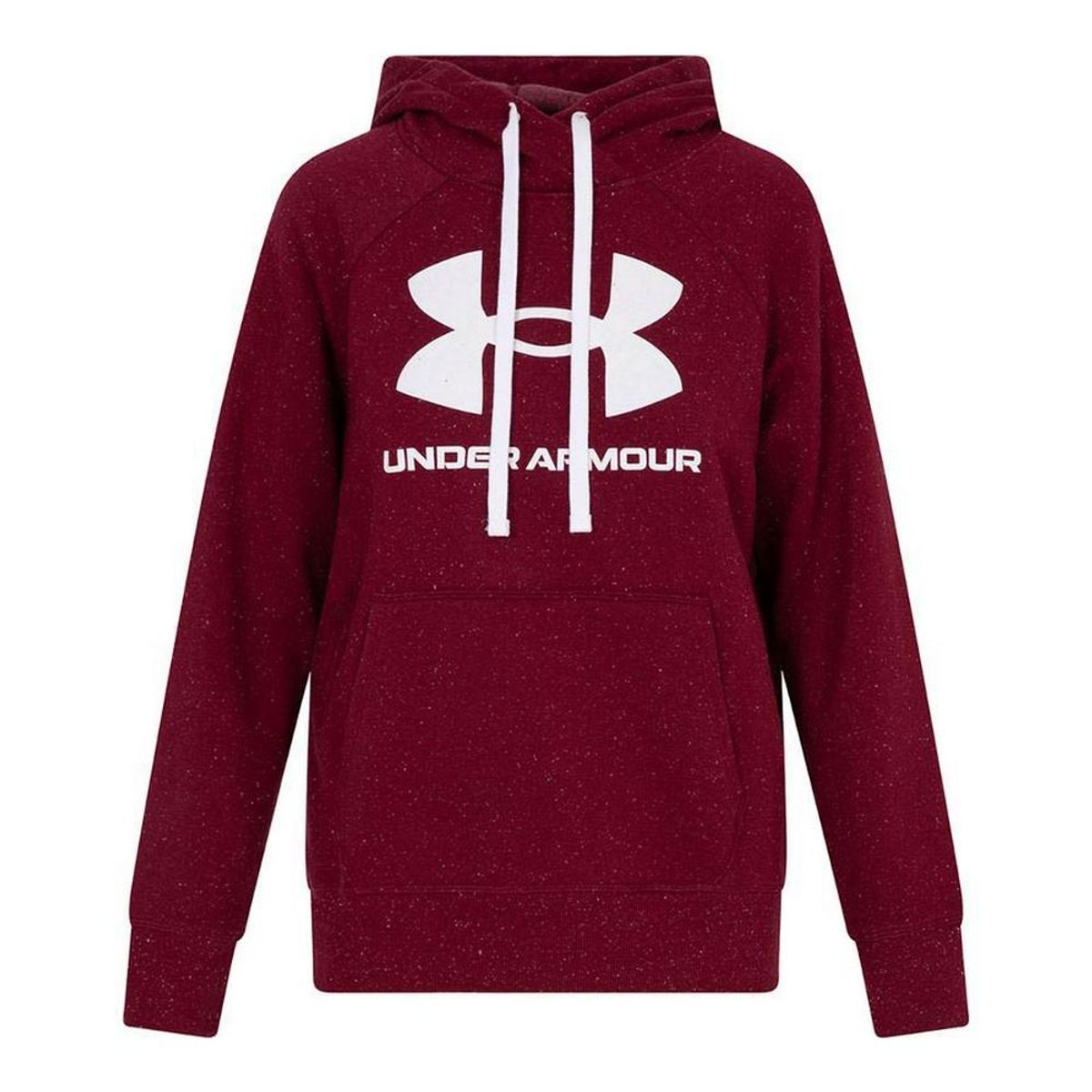 Hættetrøje til Kvinde Under Armour Fleece Rival Rød Mørkerød XS