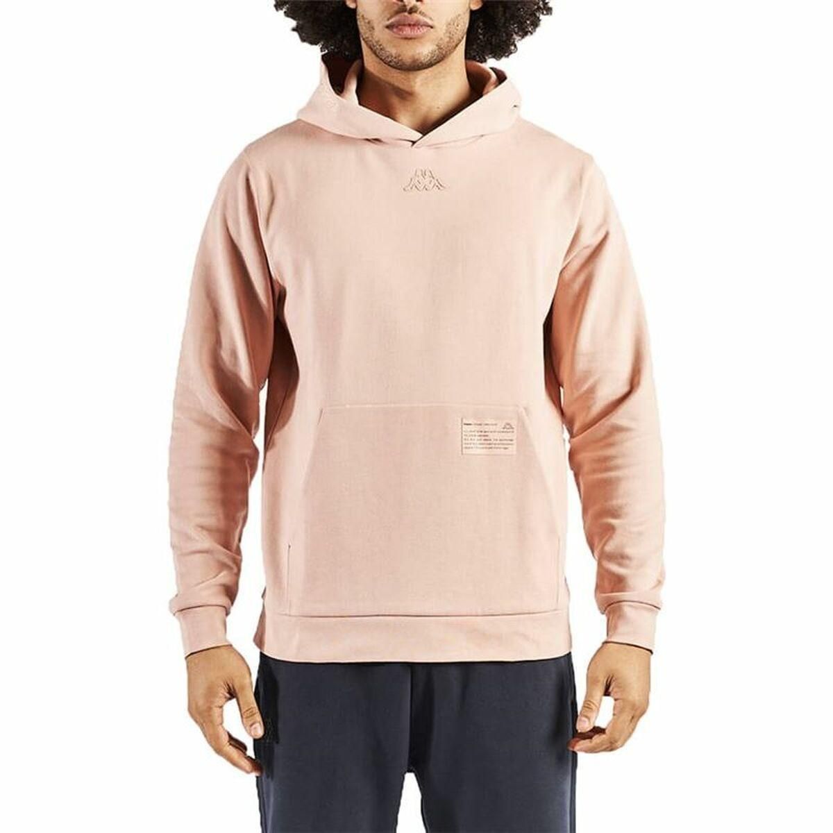 Hættetrøje til Mænd Kappa Pink XL