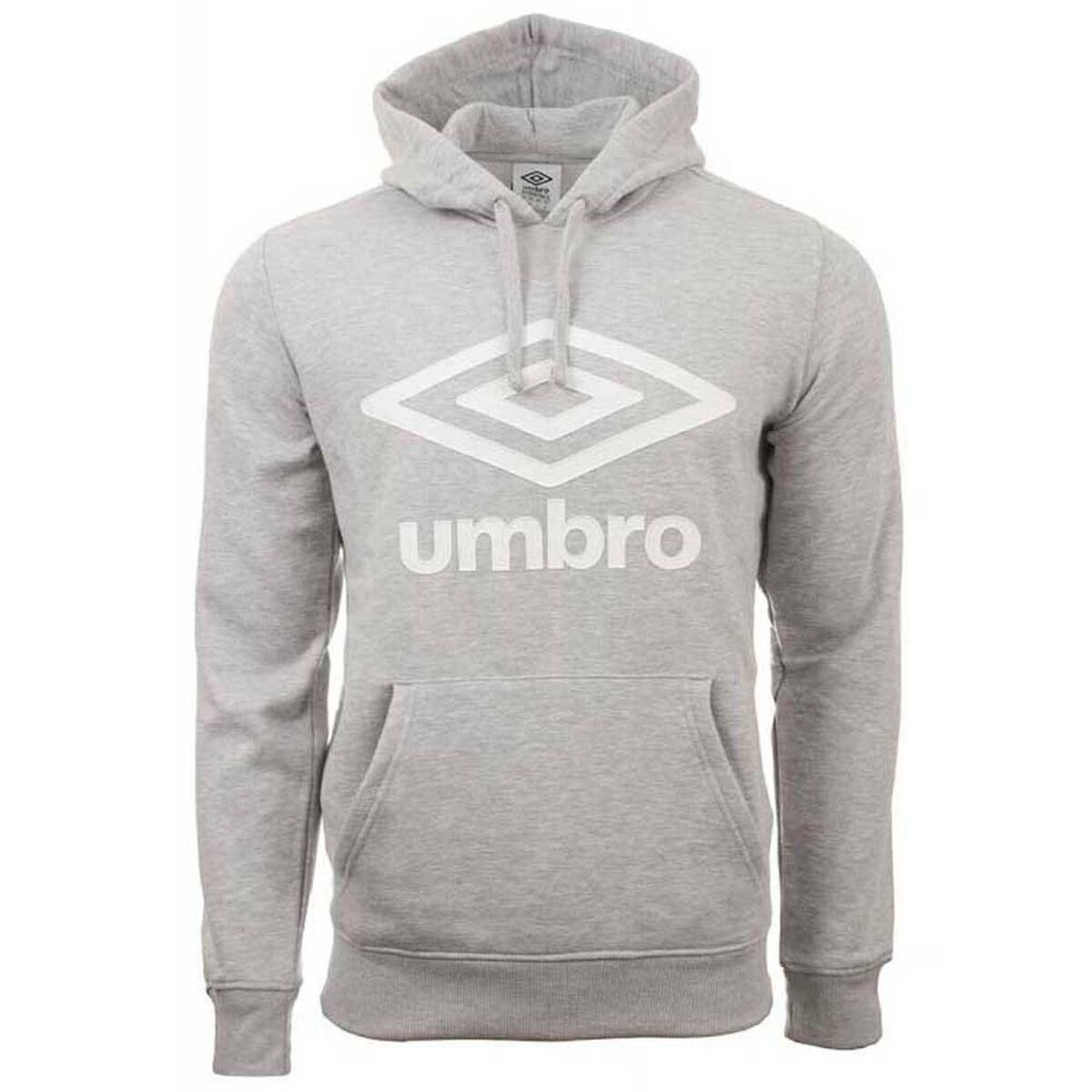 Hættetrøje til Mænd Umbro Logo Grå S