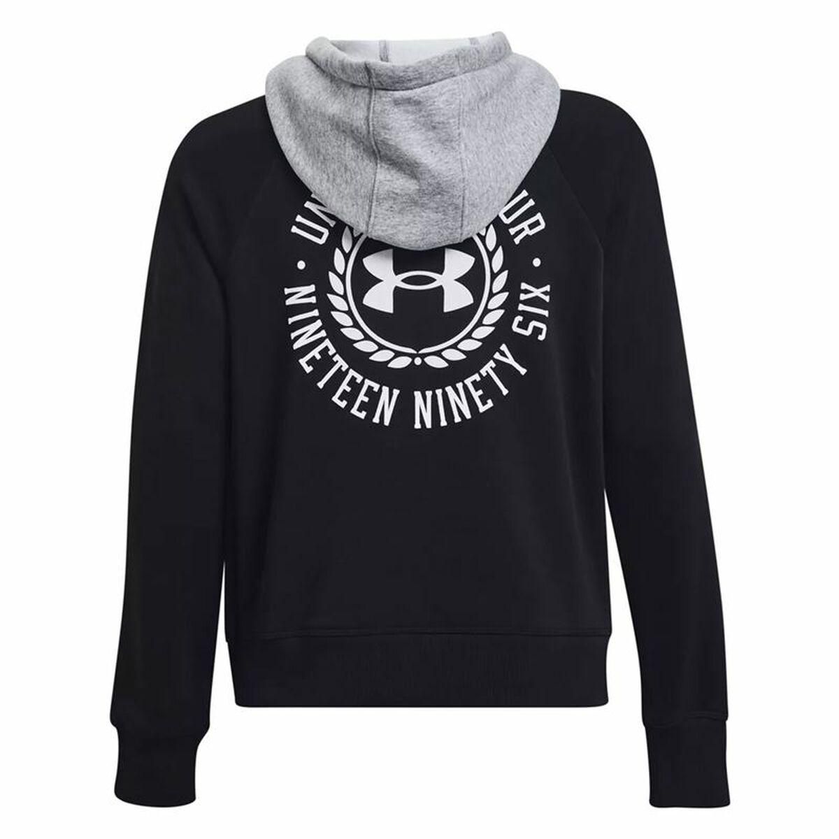 Hættetrøje til Mænd Under Armour Rival Fleece CB Sort L