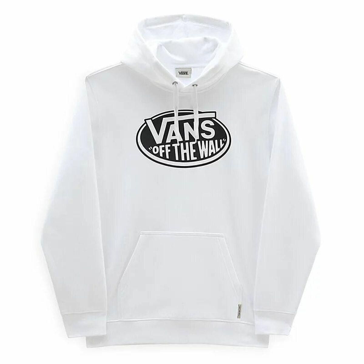 Hættetrøje til Mænd Vans Classic Off The Wall Hvid XL