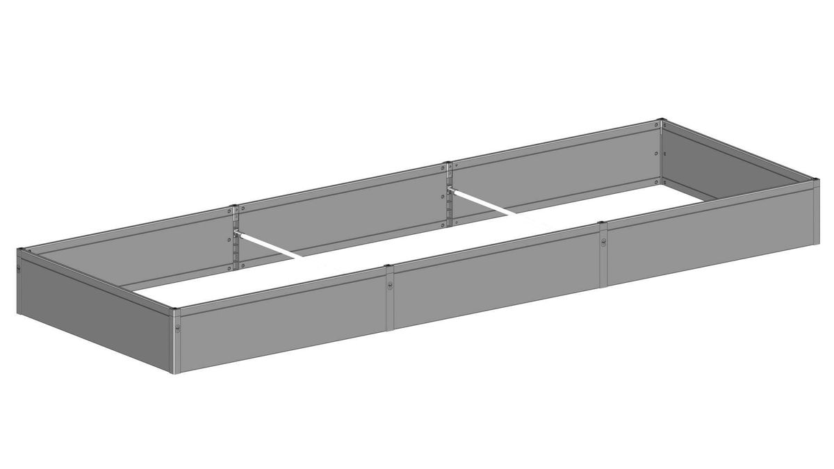 Højbed i PVC 30x120x360 cm