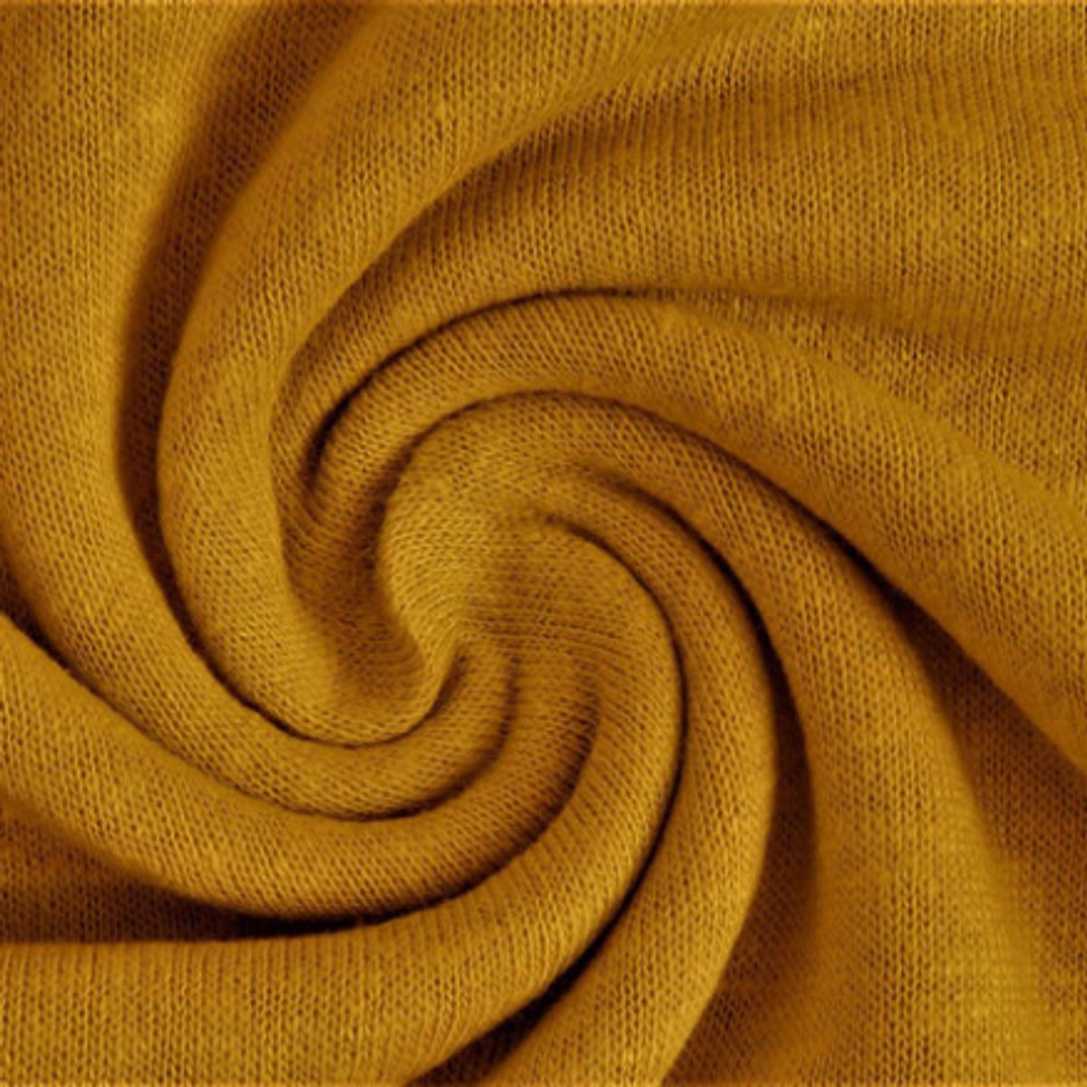 Hør/Viscose Jersey Stof 434 Okker - 50cm