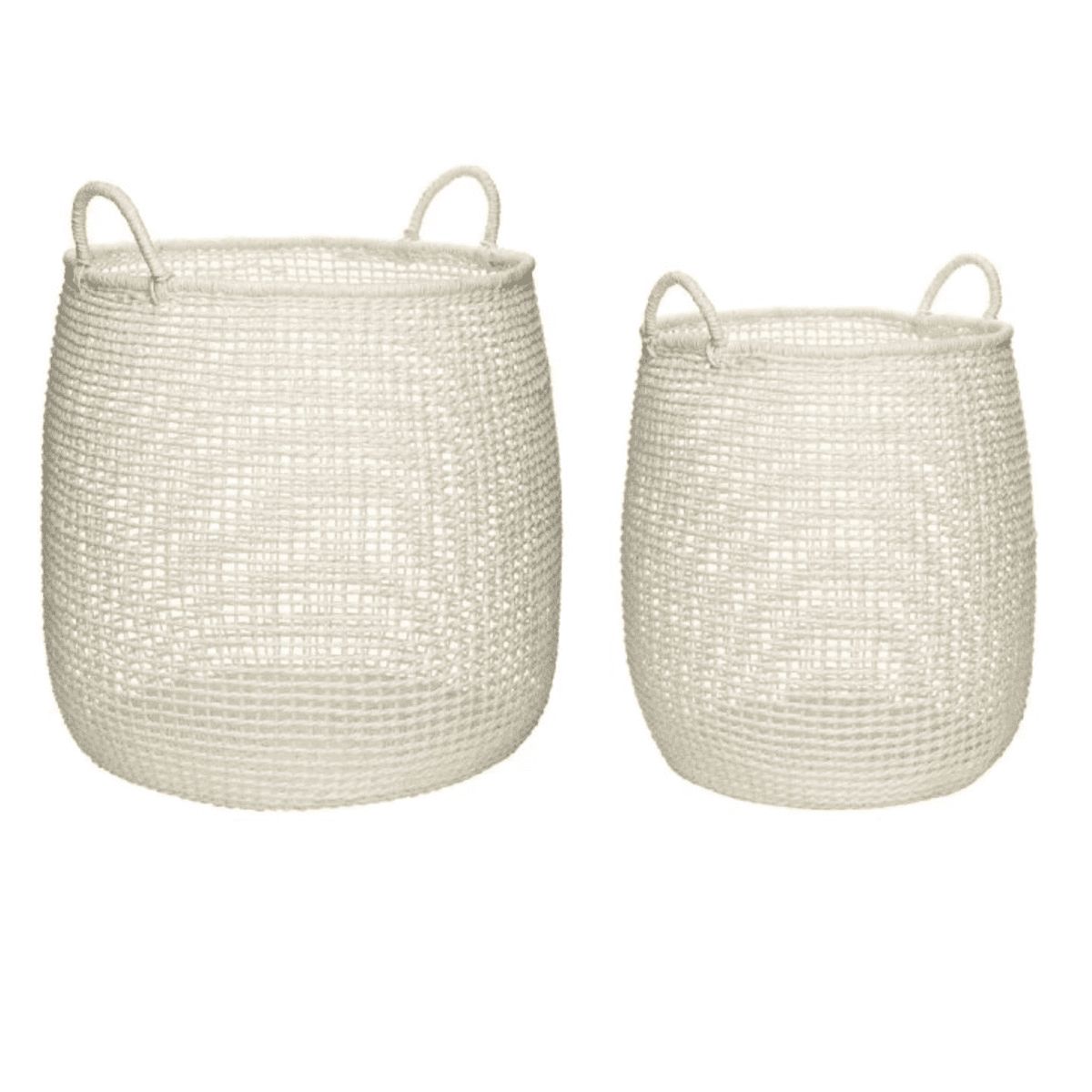 Hübsch Mist baskets (2 stk.) - white