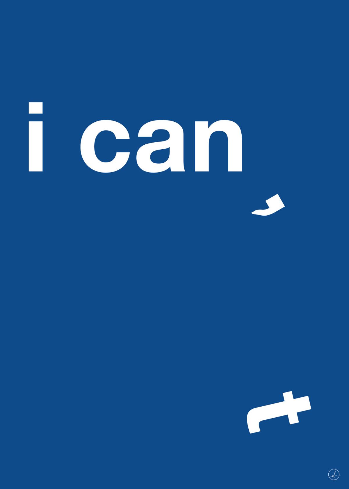 I Can - Blue af Rikke Axelsen