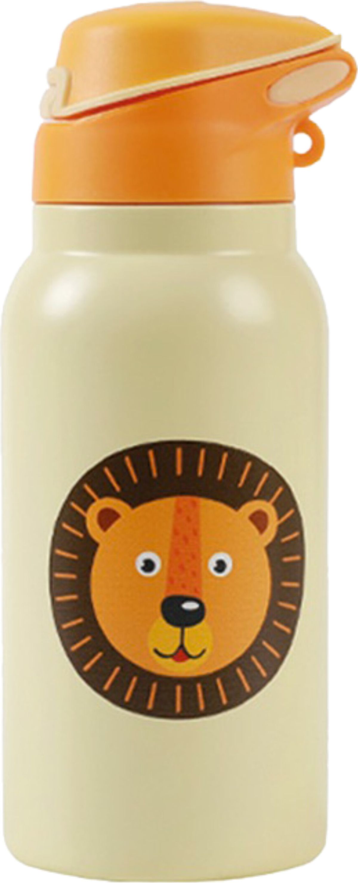 I-drink - Termoflaske - 350 Ml - Animals Kids Med Foldbar Hætte