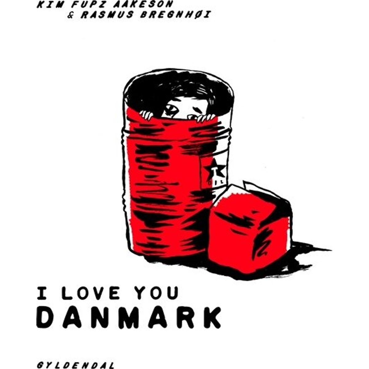 I Love You Danmark - Kim Fupz Aakeson - Bog