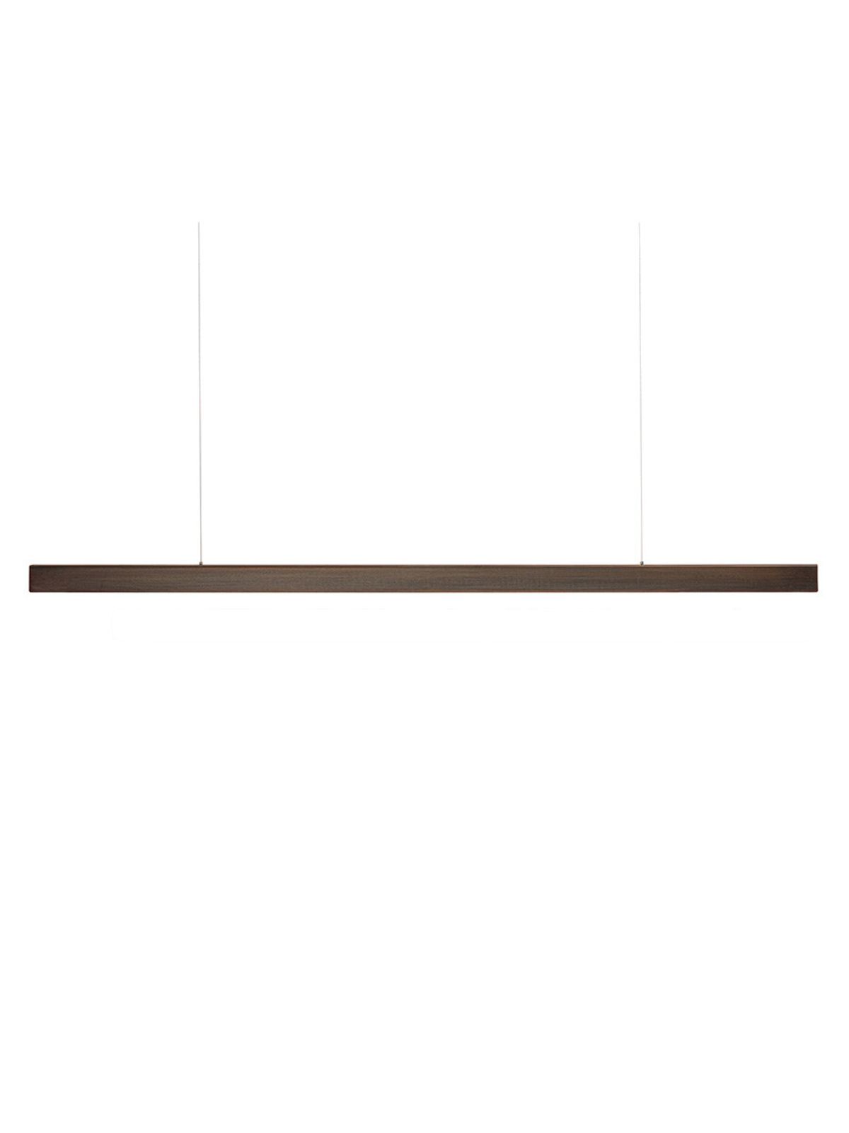 I Model Aura Pendel, browned brass fra Anour (100 cm)