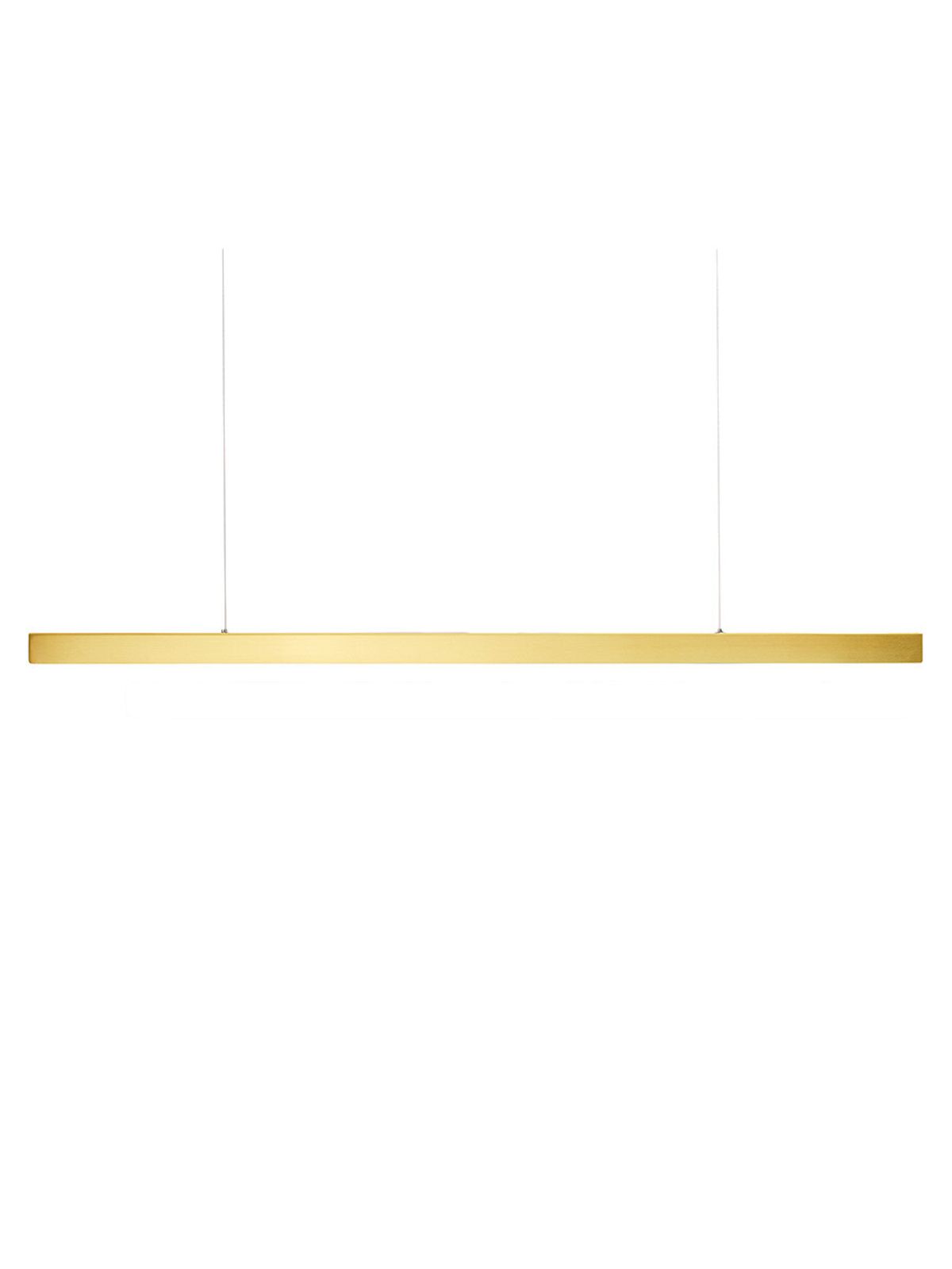 I Model Aura Pendel, brushed brass fra Anour (100 cm)