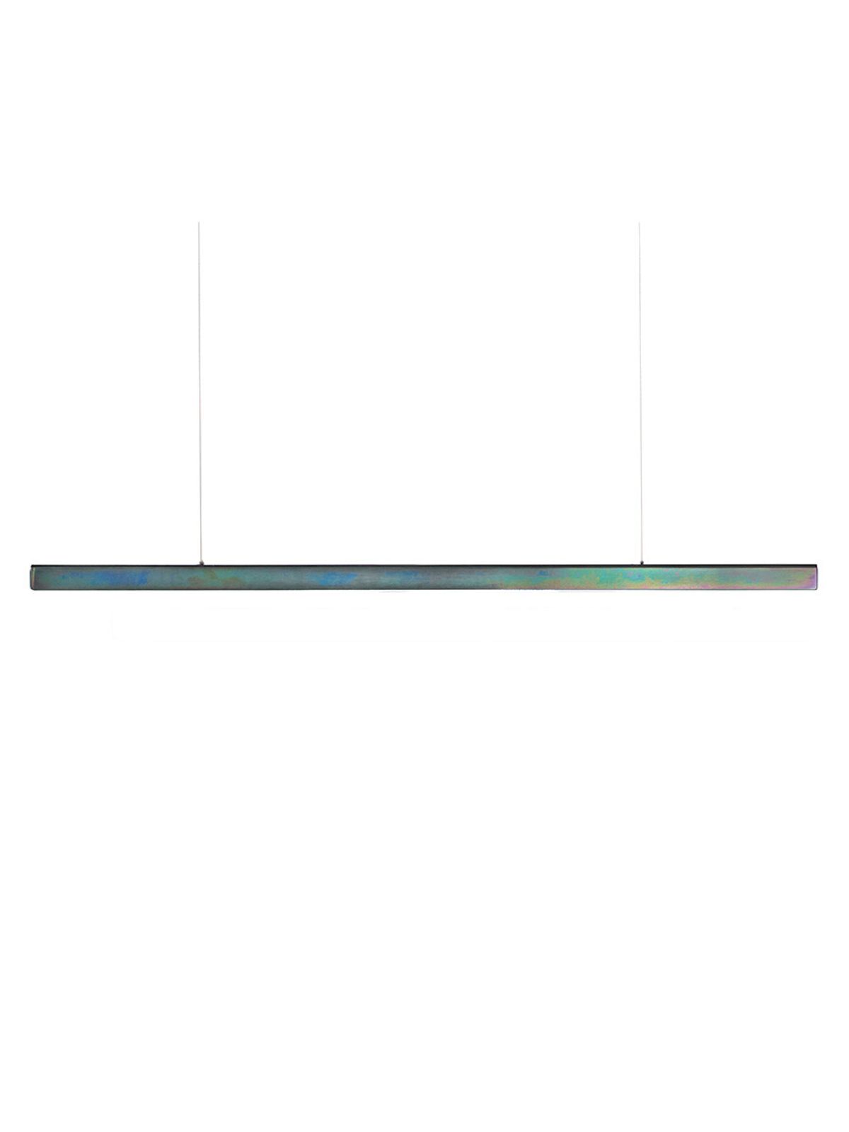 I Model Aura Pendel, dark opal chromed steel fra Anour (100 cm)