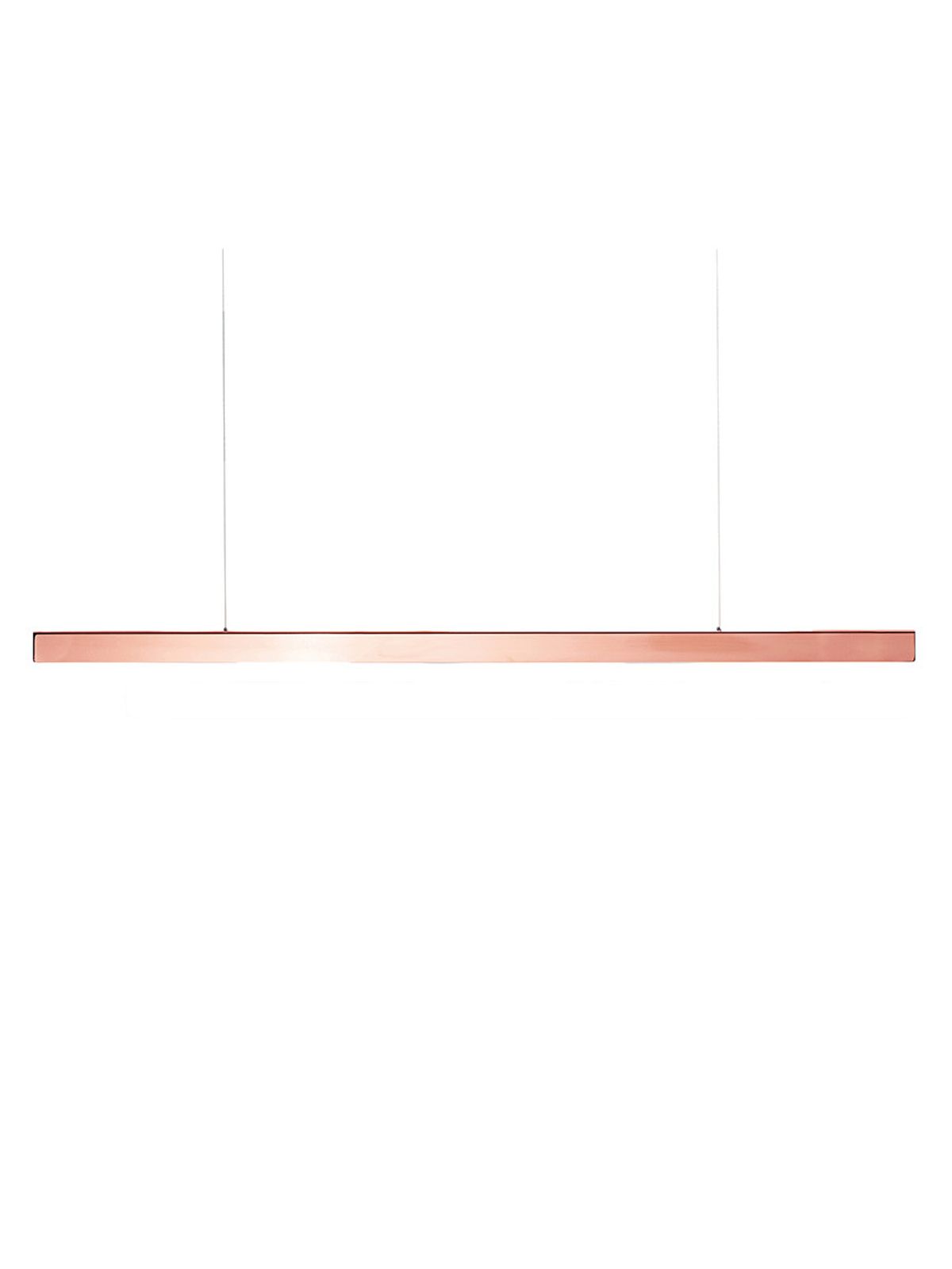 I Model Aura Pendel, polished copper fra Anour (150 cm)