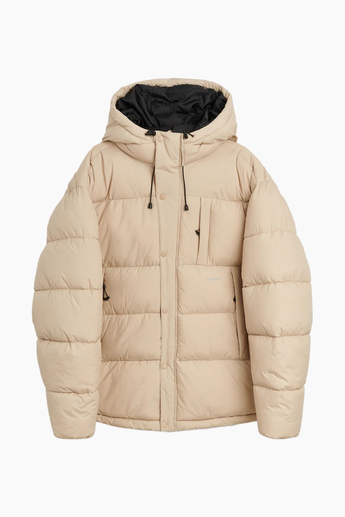 Ian Puffer Jacket - Beige - Soulland - Beige S-M