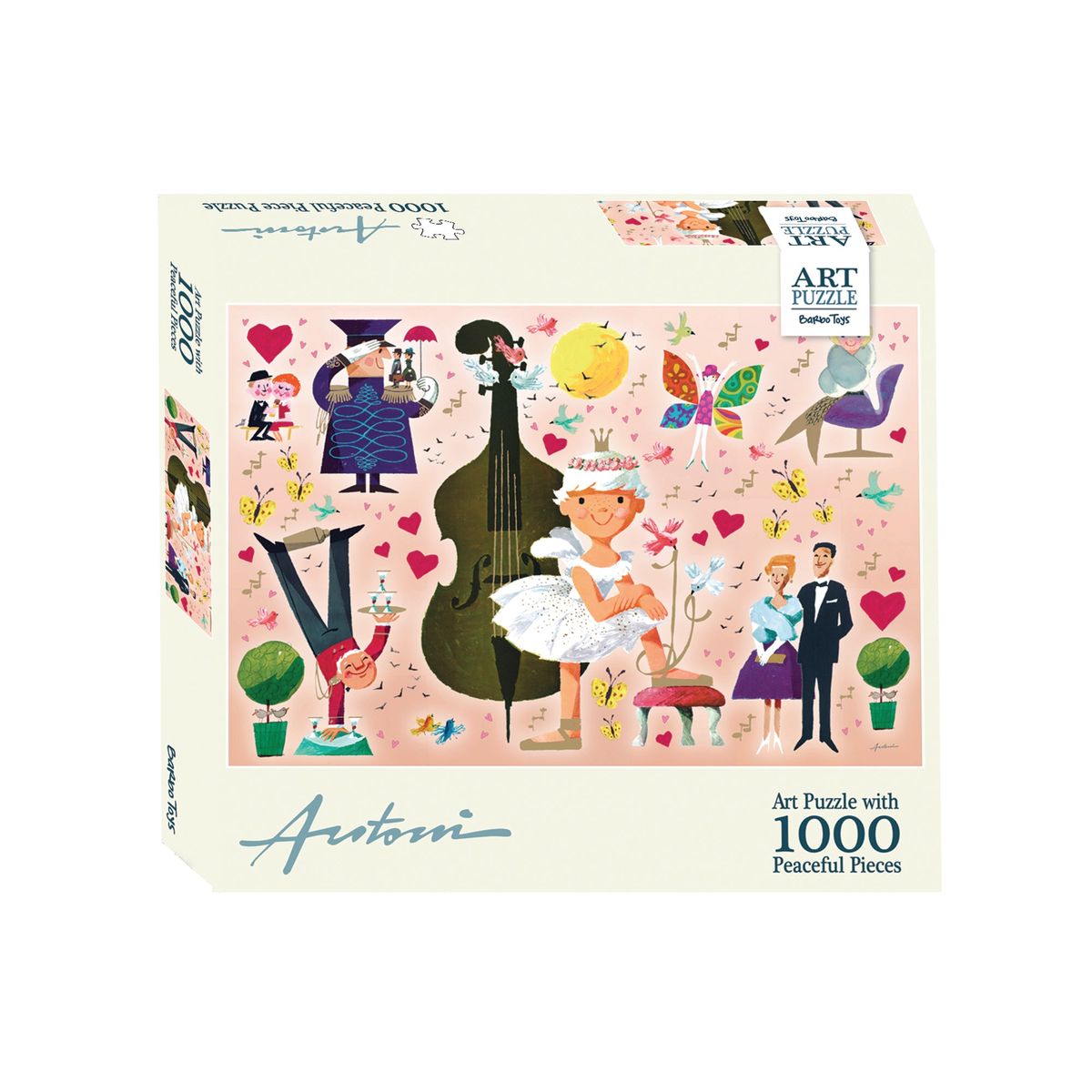 Ib Antoni - Art Puslespil - Ballerina - 1000 brikker - FSC