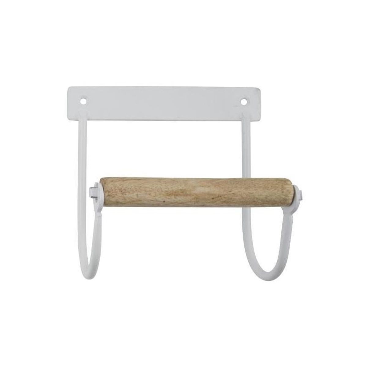 Ib Laursen - Hvid vintage Toiletrulleholder