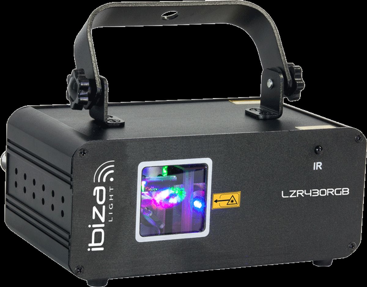 Ibiza LZR 430 RGB Laserlys