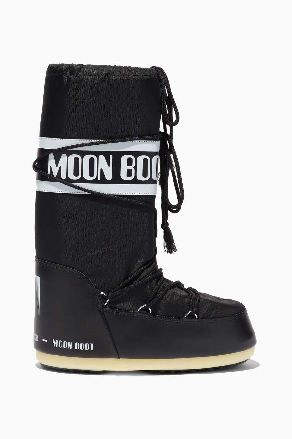 Icon Black Nylon Boots - Black - Moon Boot - Sort 35/38