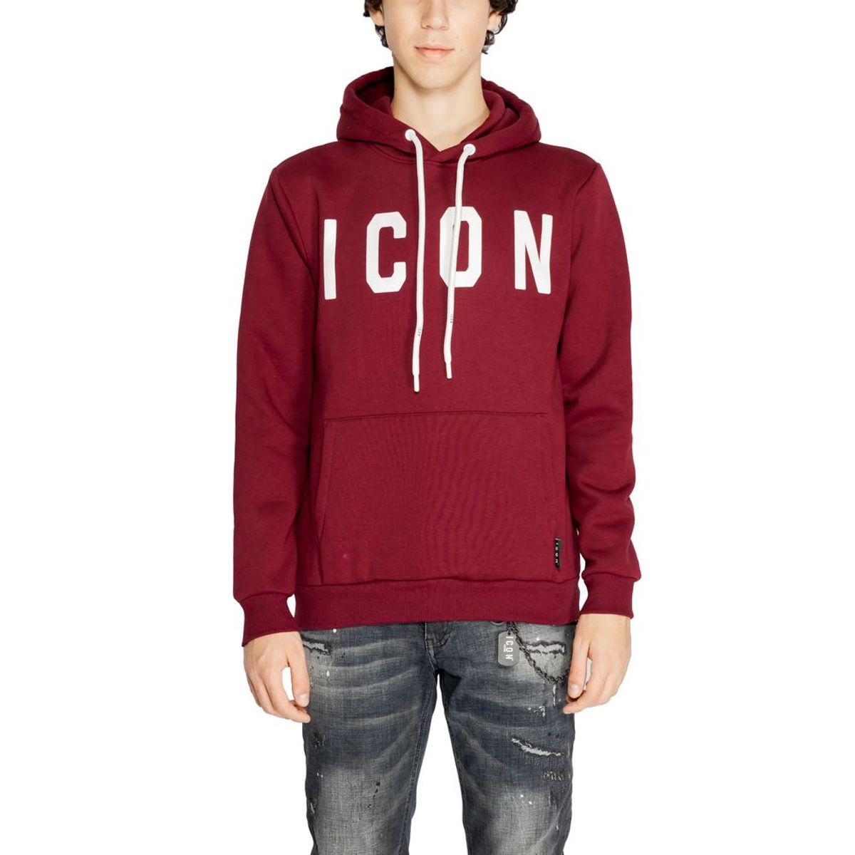 Icon Bordeaux Cotton Sweater