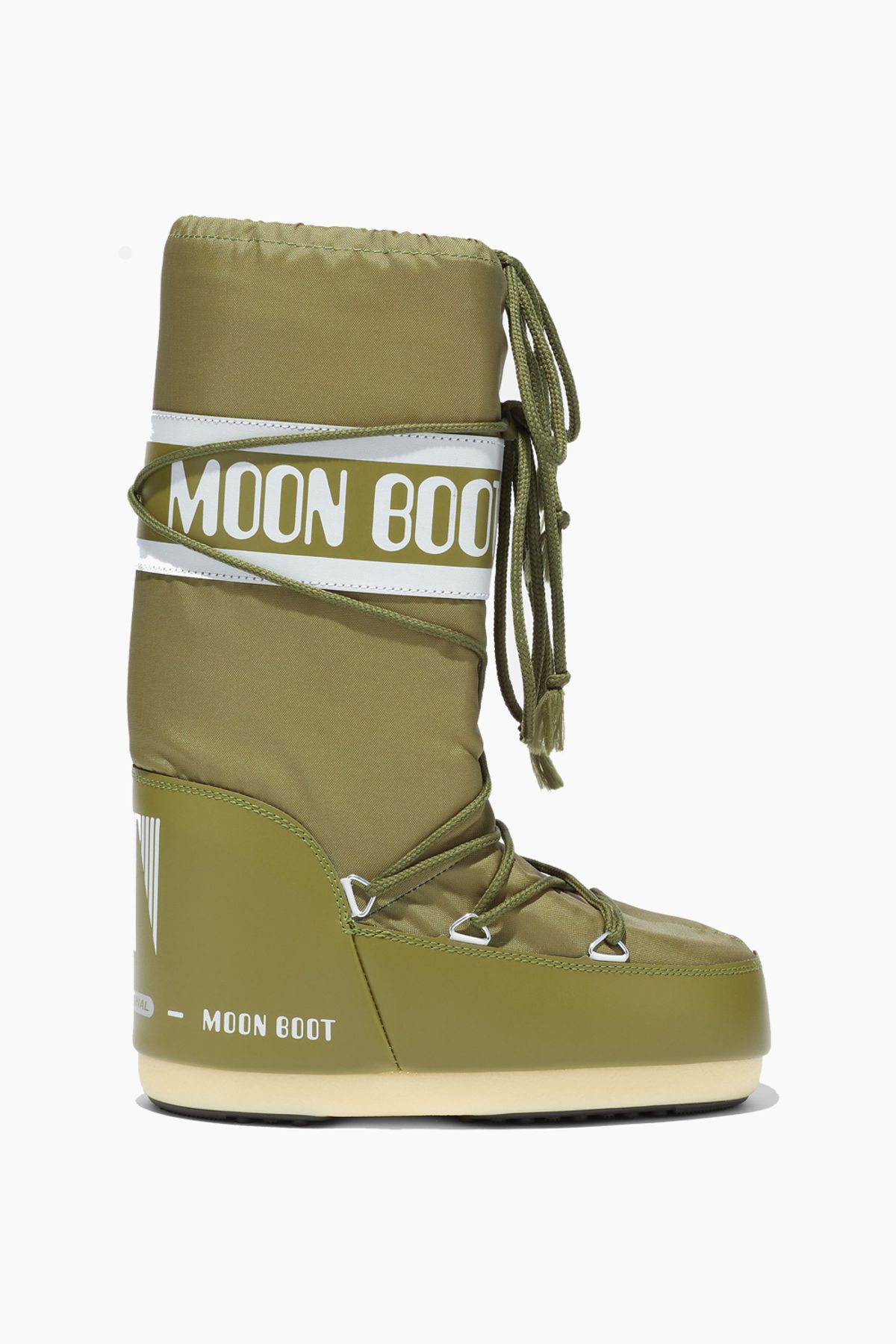 Icon Khaki Nylon Boots - Khaki - Moon Boot - Grøn 39/41