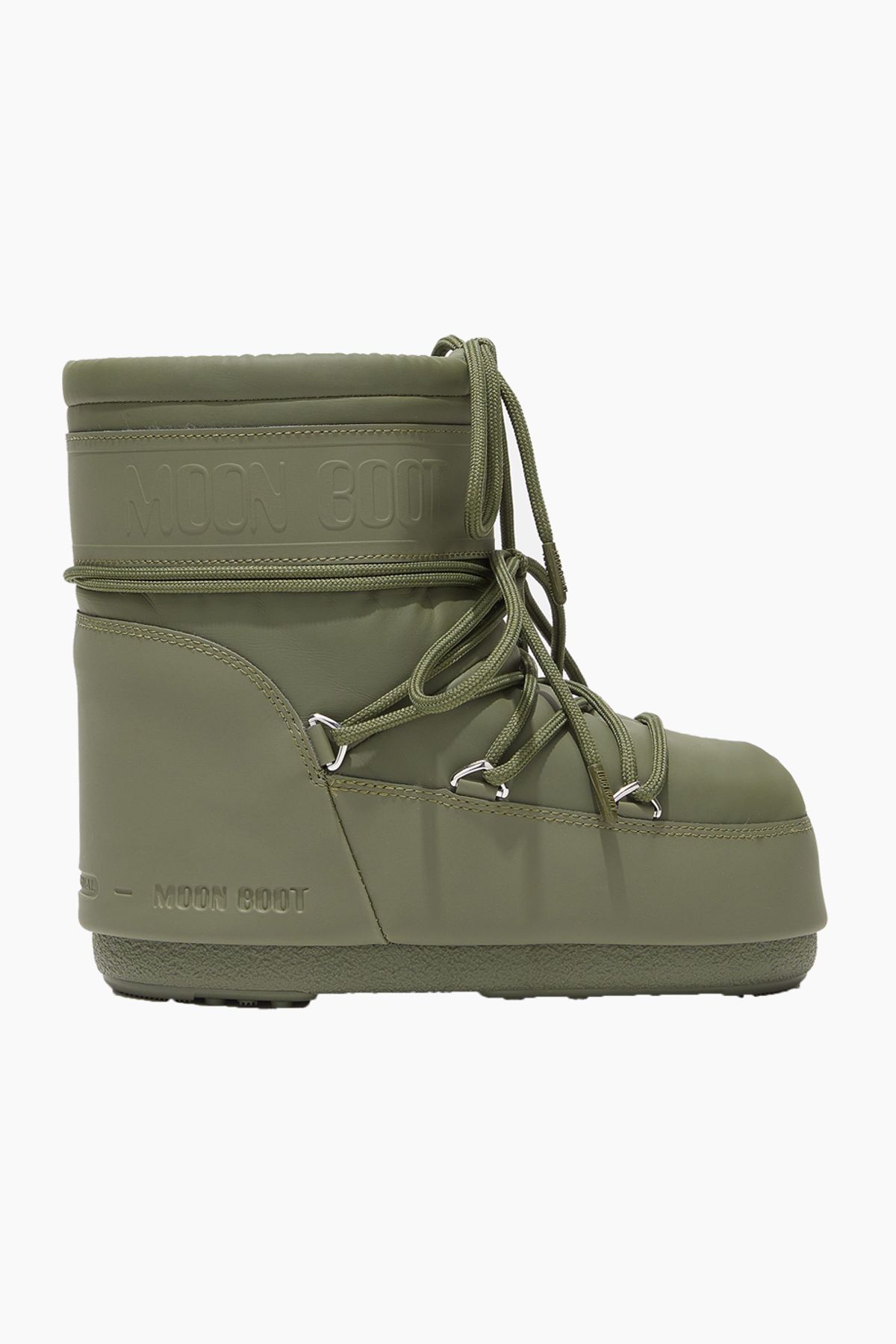 Icon Low Rubber Boots - Khaki - Moon Boot - Army 33/35