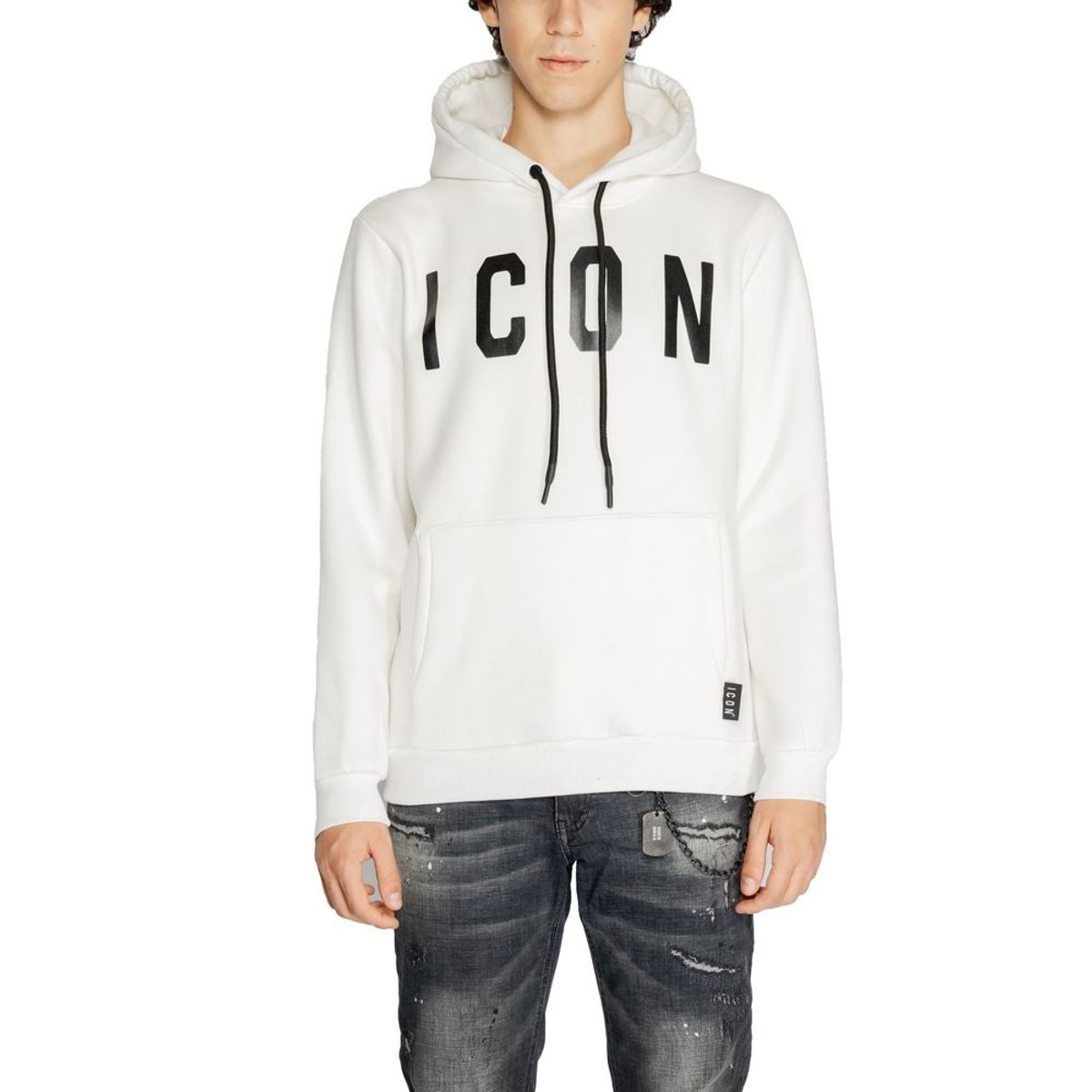 Icon White Cotton Sweater