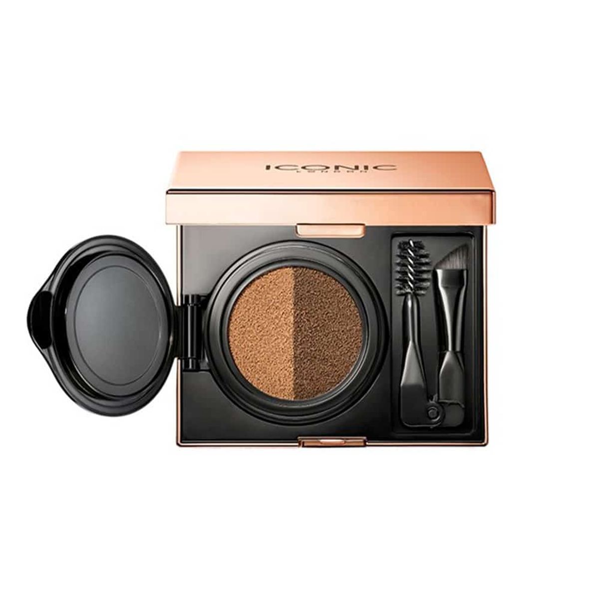 Iconic London Eyebrow Cushion Sculpt &amp; Fill Black Brown