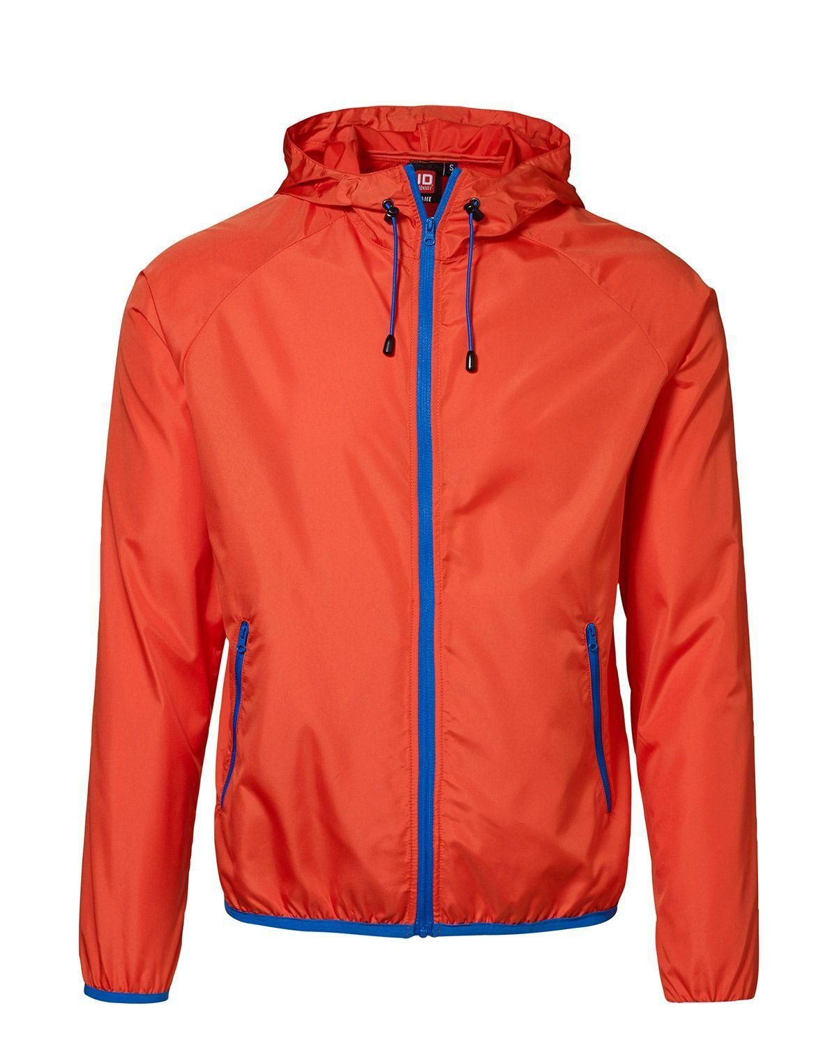 ID Anorak / Windbreaker Orange / Blå