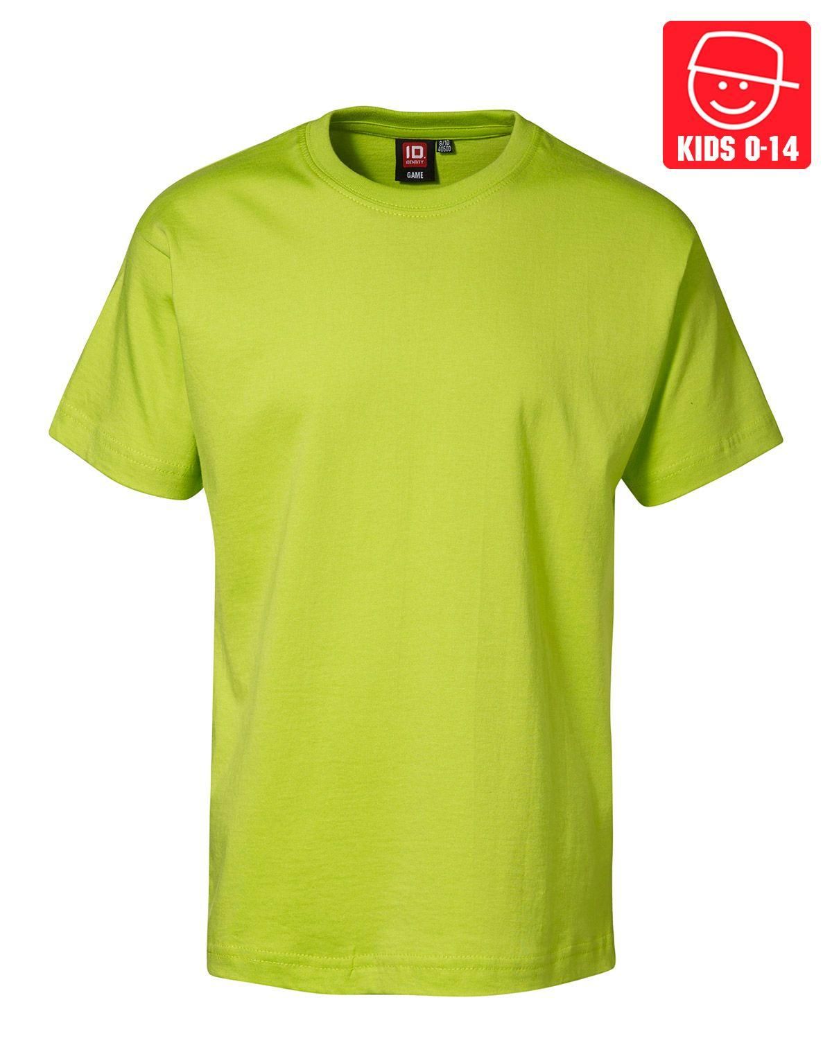 ID Basic T-Shirts Børn Lime