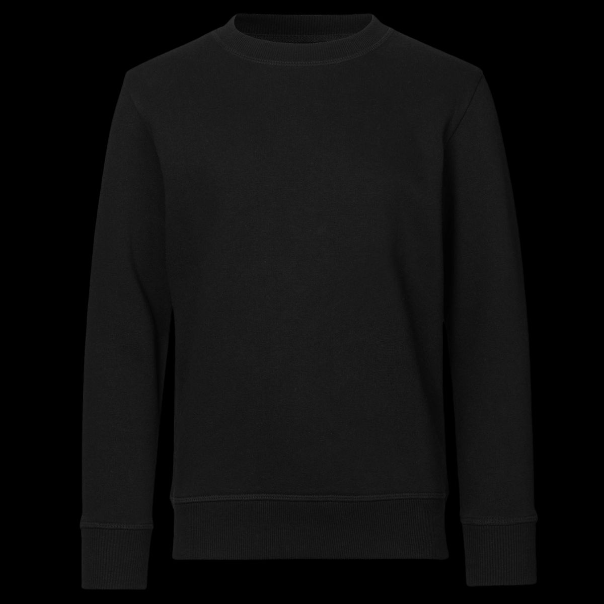 ID CORE Børne Sweatshirt - Sort - 12/14