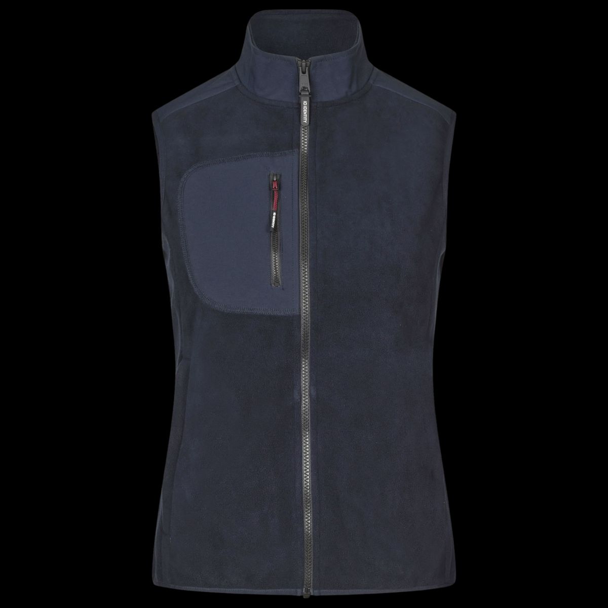 ID Dame Vest m. fleece - Navy - 3XL