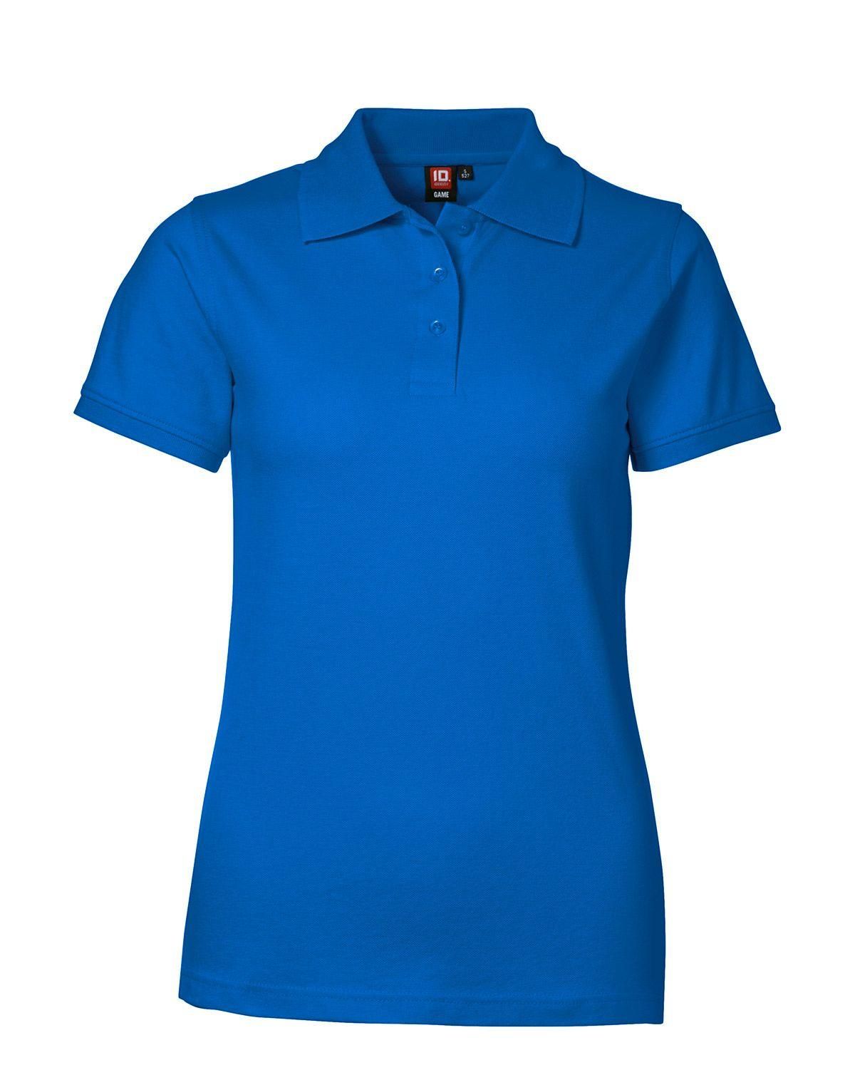 ID Feminin Stretch Polo Trøje Azur