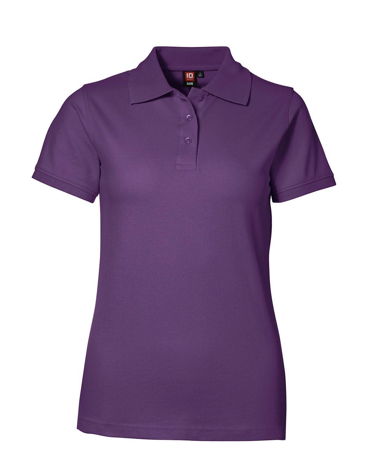 ID Feminin Stretch Polo Trøje Lilla